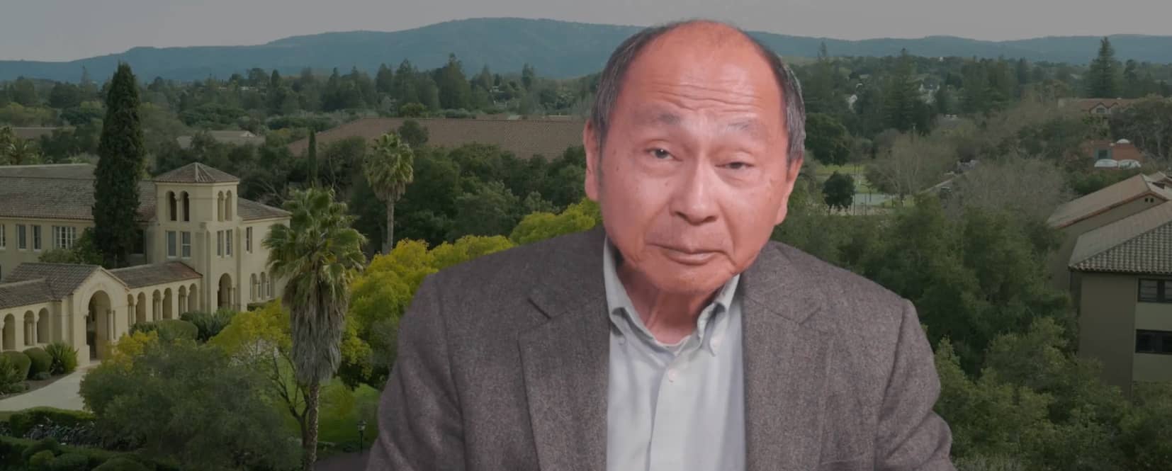 Screenshot of Francis Fukuyama from video